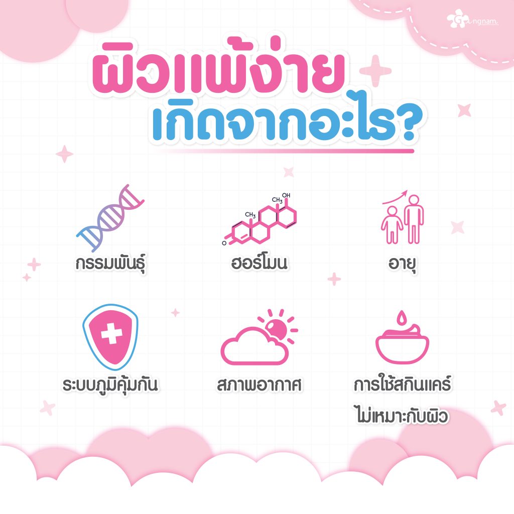 ผิวแพ้ง่าย คืออะไร